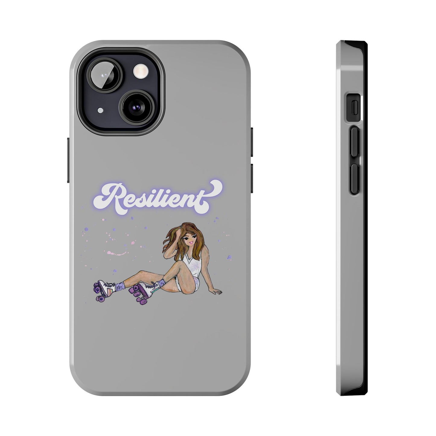 Resilient - Silvery Tough Phone Case