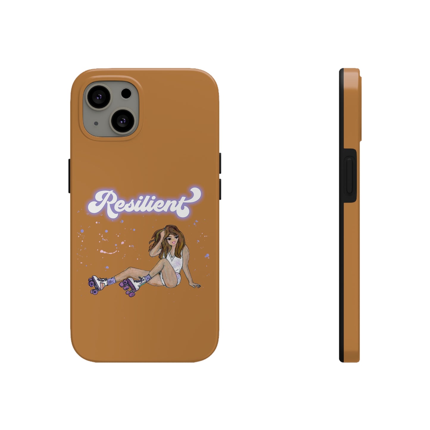 Resilient - Vintage Golden Brown Tough Phone Case