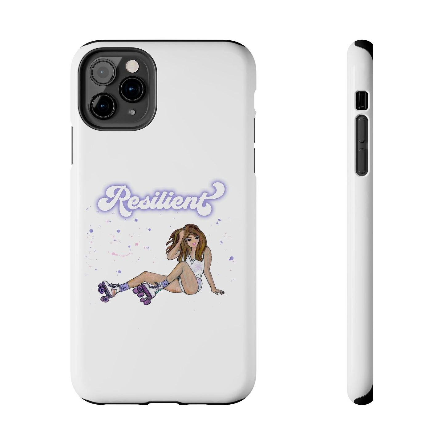 Resilient - White Tough Phone Case