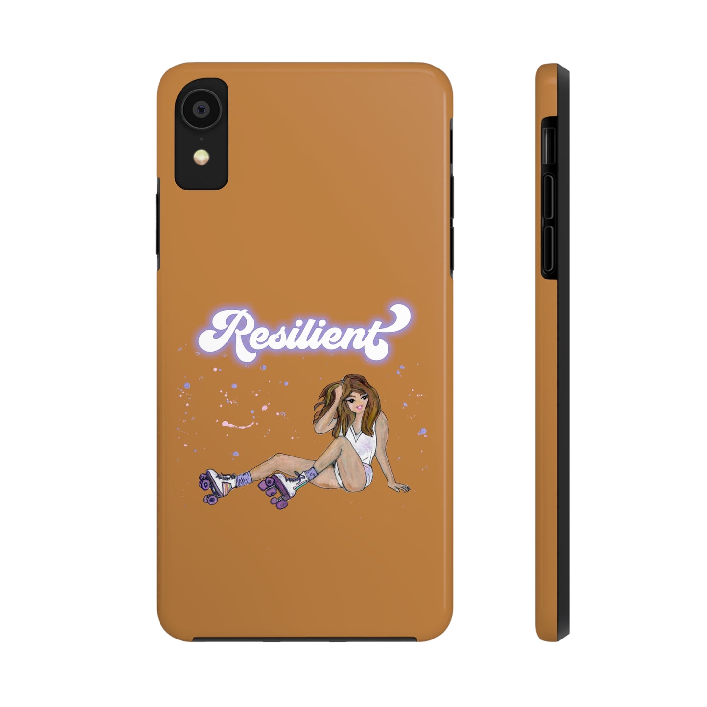 Resilient - Vintage Golden Brown Tough Phone Case