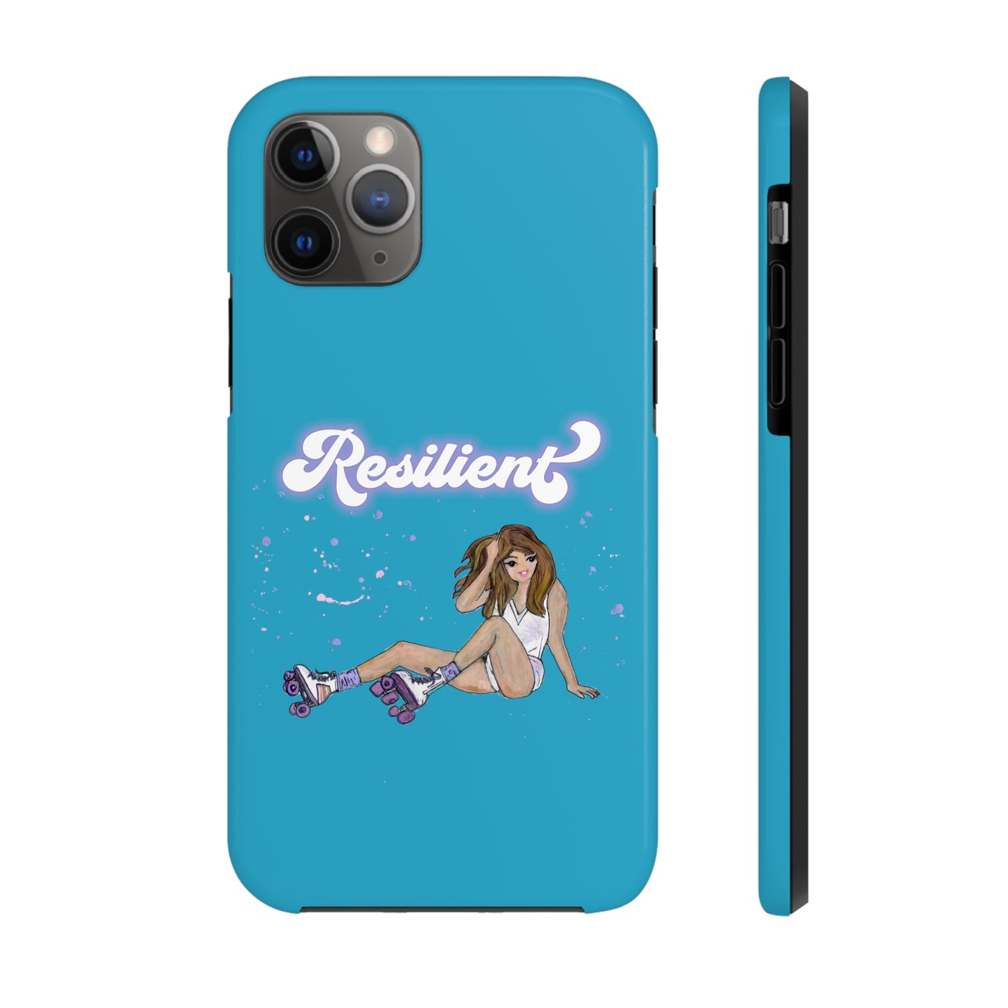 Resilient - Turquoise Tough Phone Case