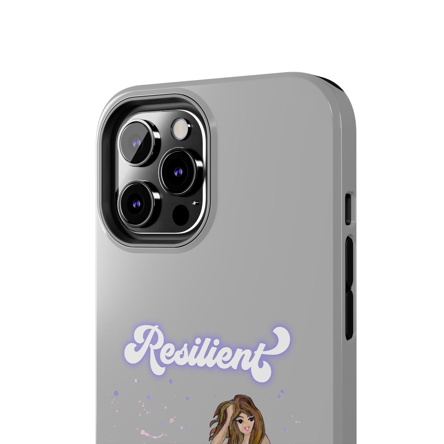 Resilient - Silvery Tough Phone Case