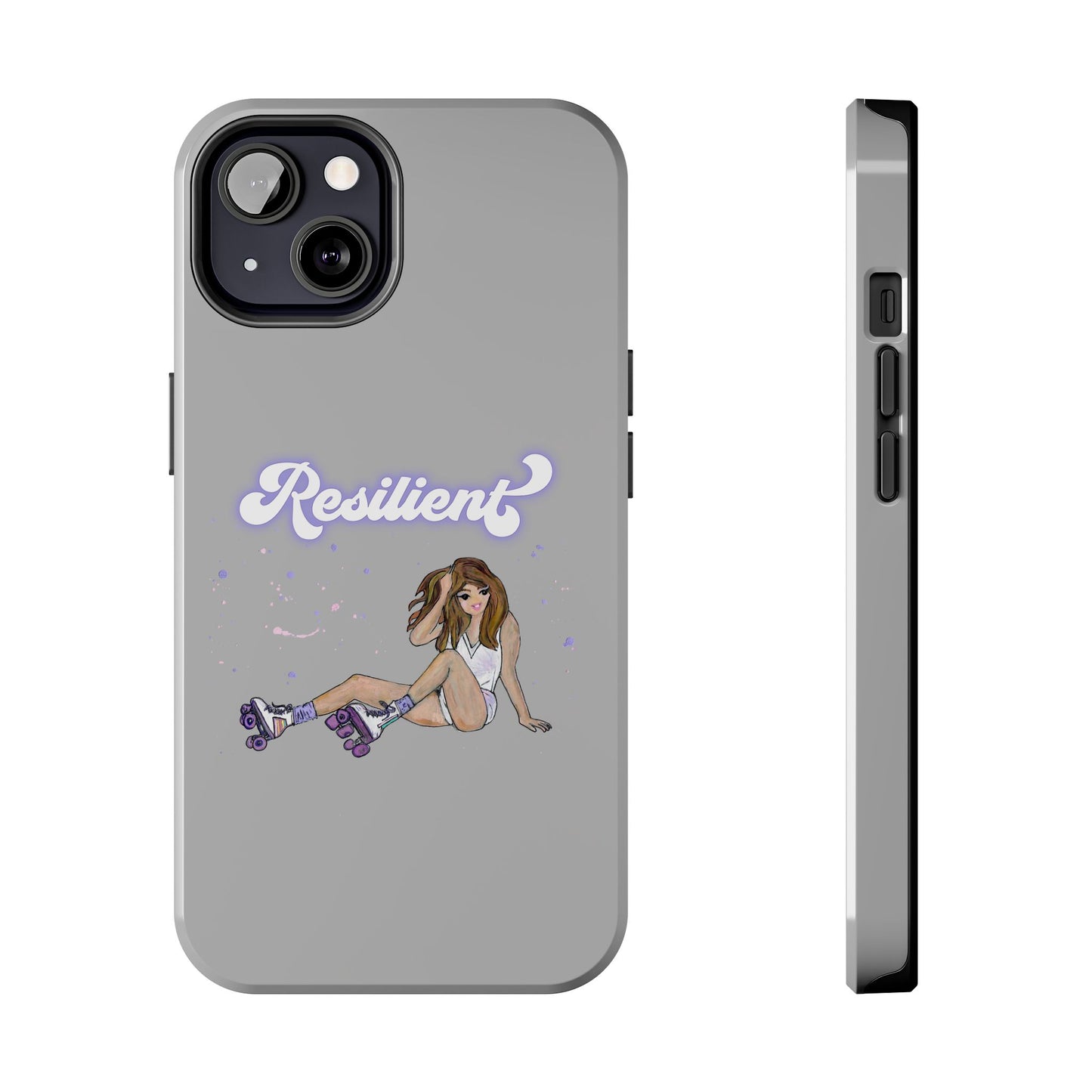Resilient - Silvery Tough Phone Case
