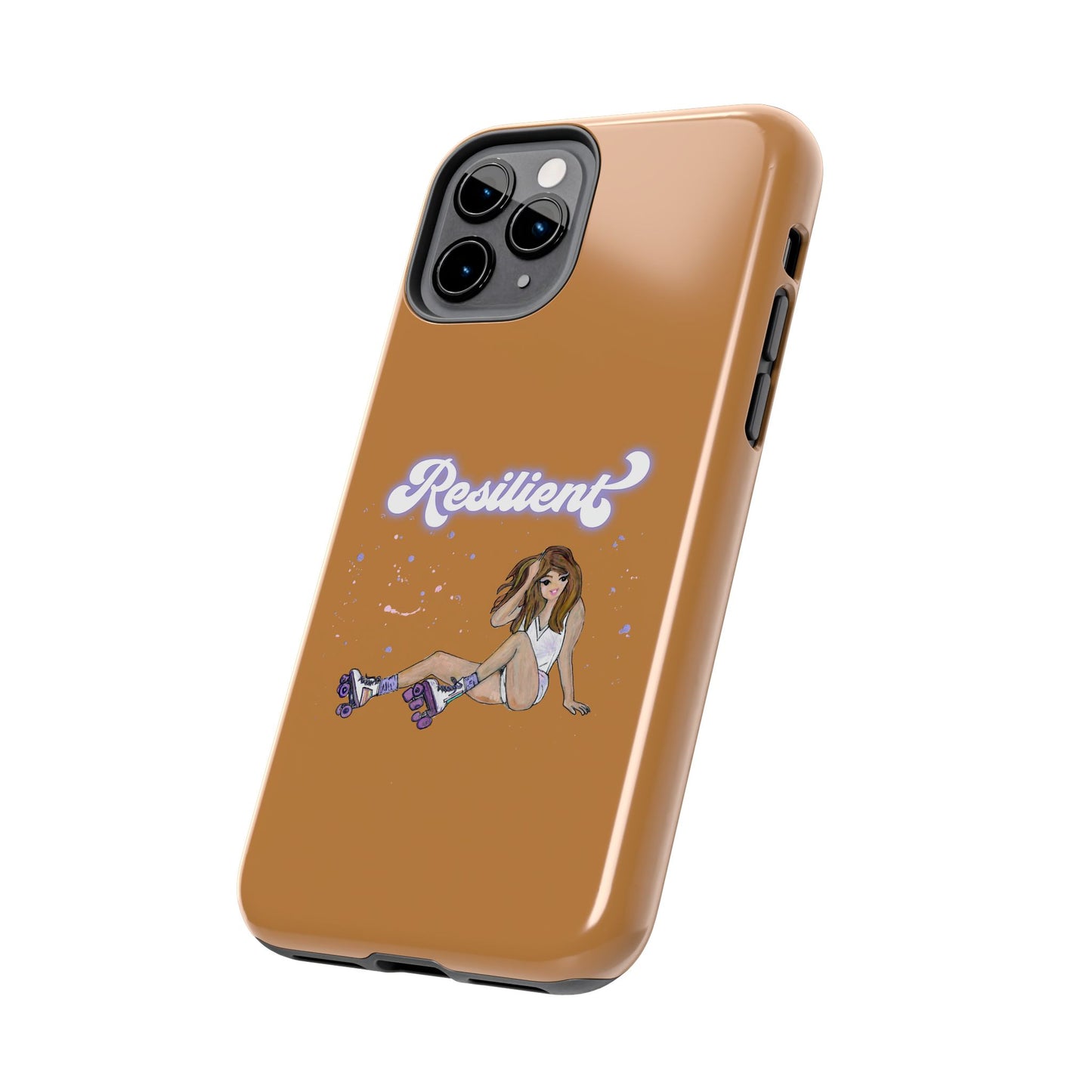 Resilient - Vintage Golden Brown Tough Phone Case