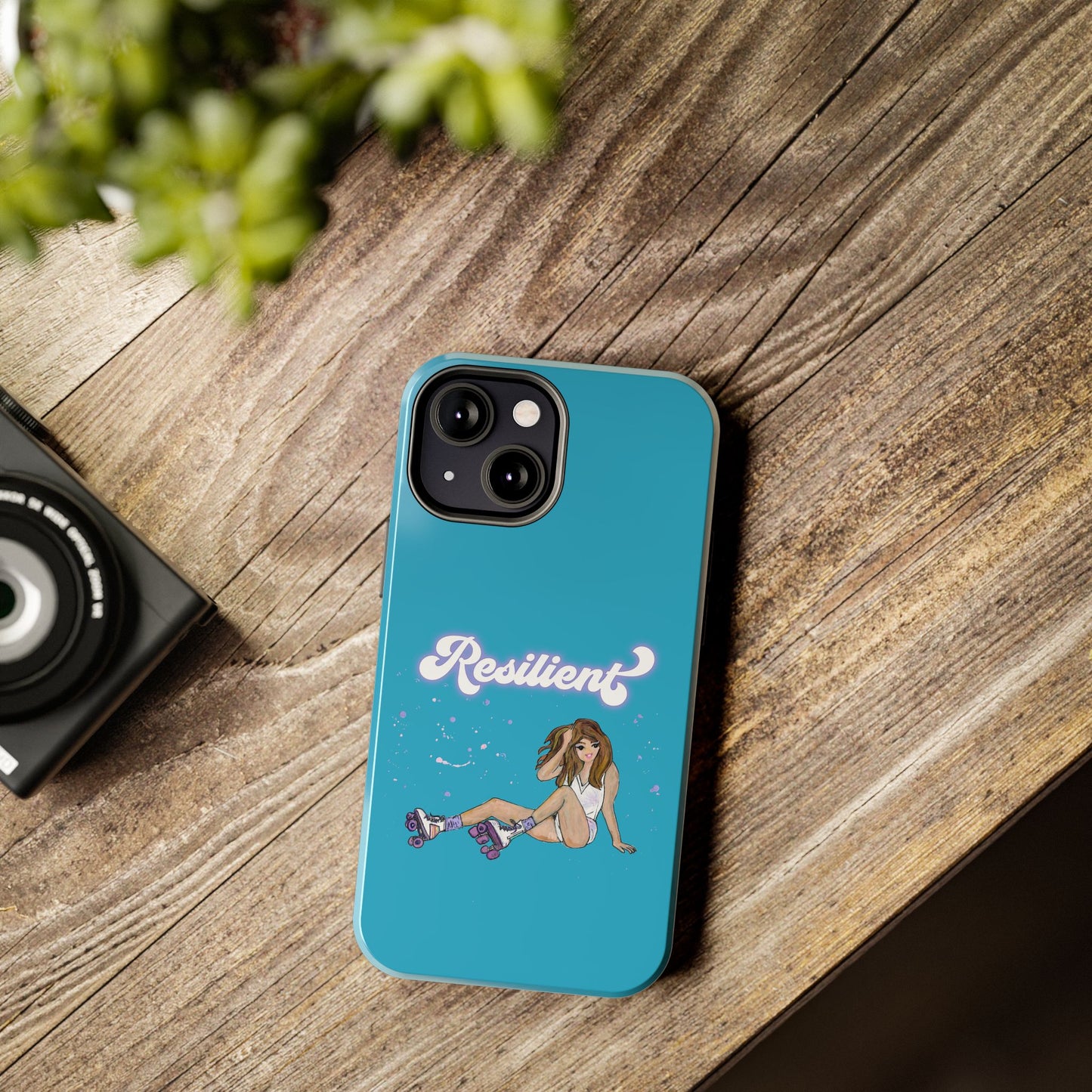 Resilient - Turquoise Tough Phone Case