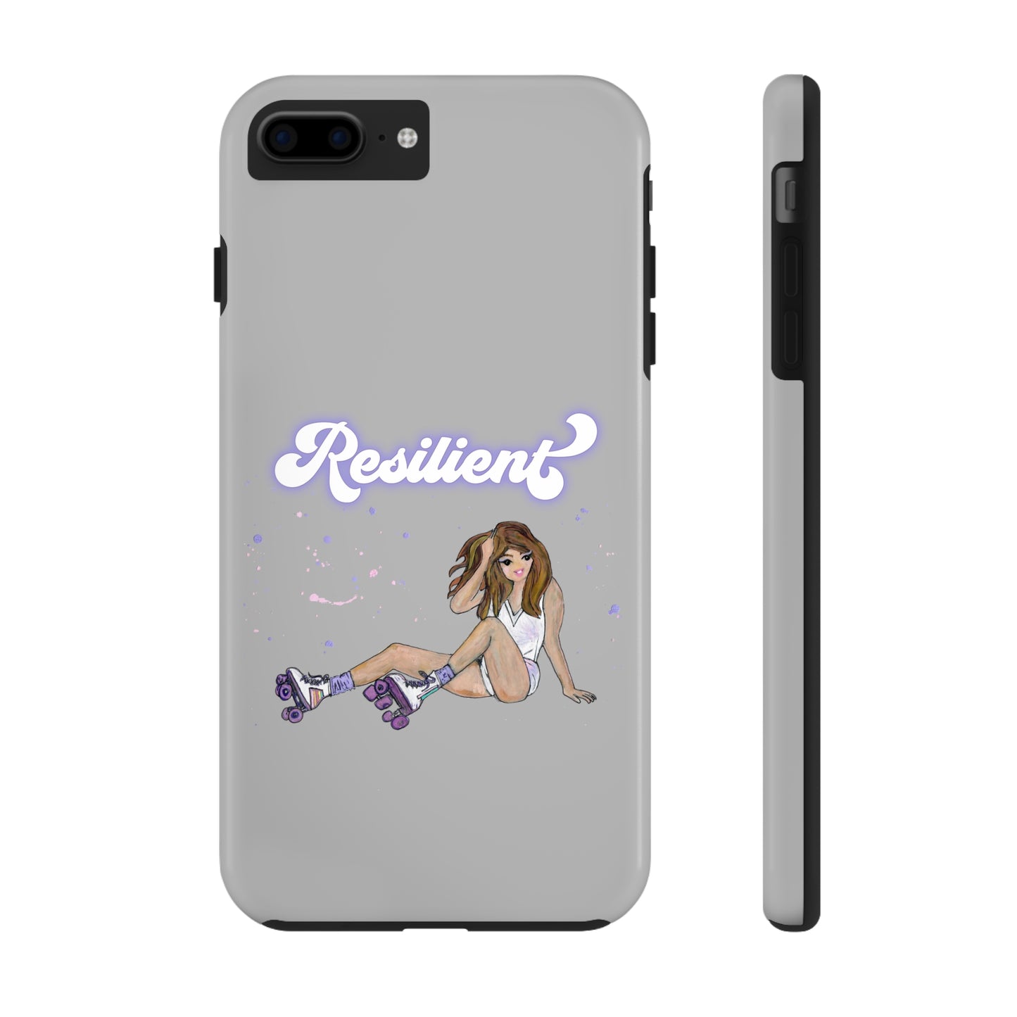 Resilient - Silvery Tough Phone Case