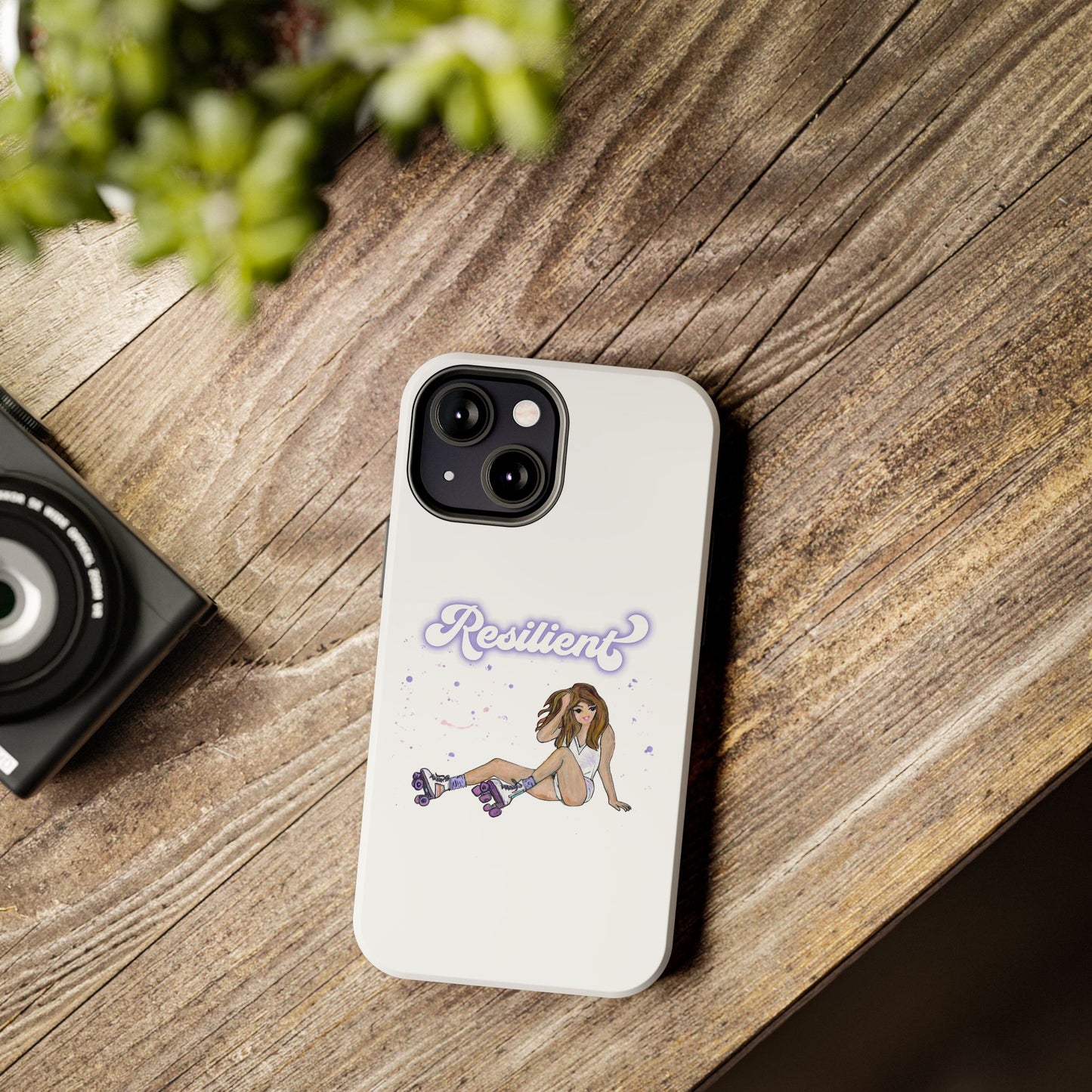 Resilient - White Tough Phone Case