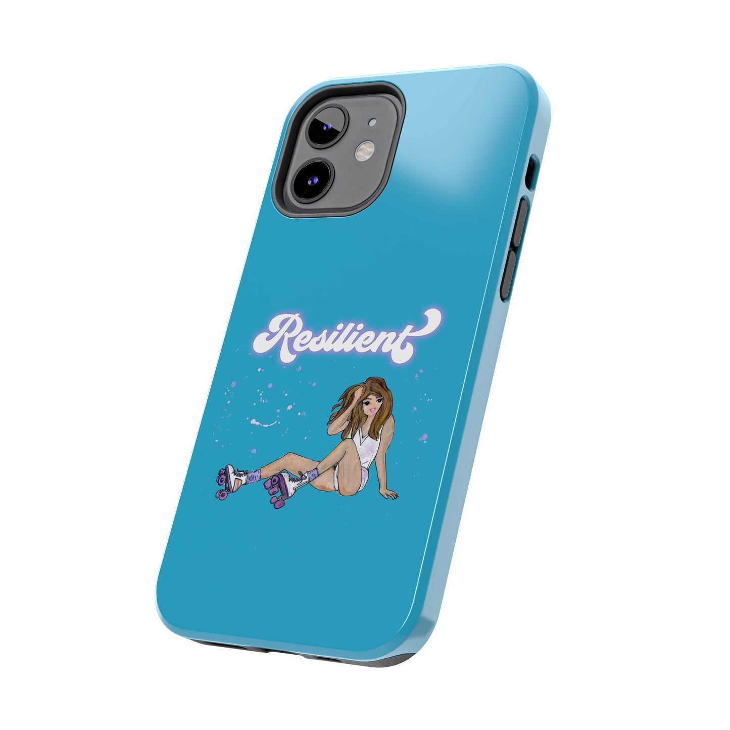 Resilient - Turquoise Tough Phone Case
