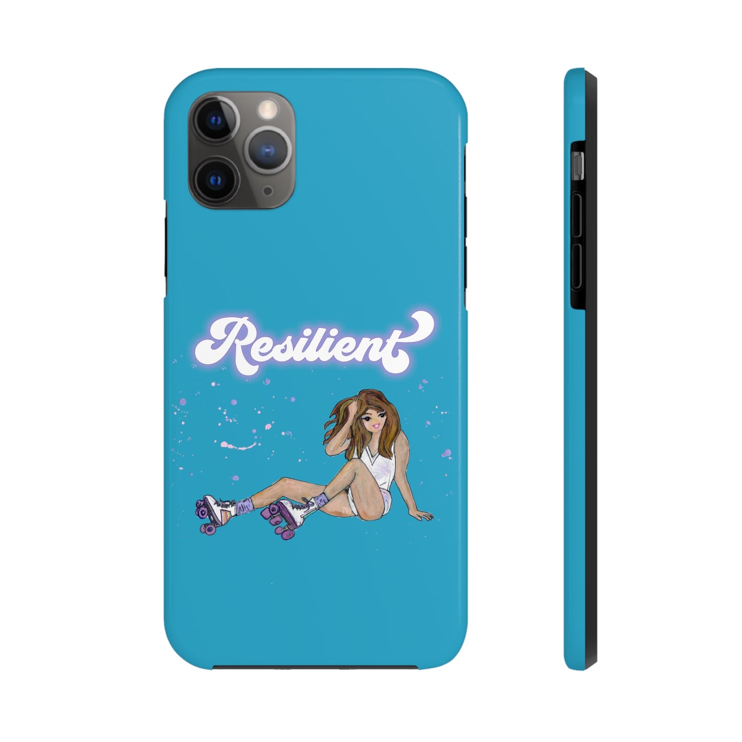 Resilient - Turquoise Tough Phone Case