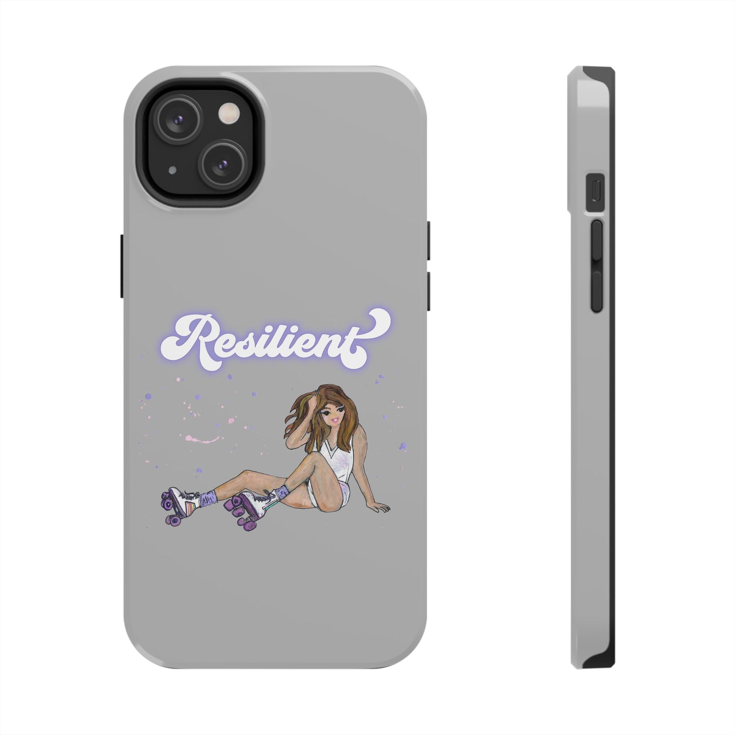 Resilient - Silvery Tough Phone Case