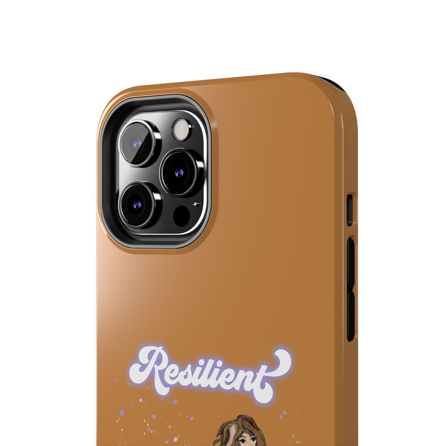 Resilient - Vintage Golden Brown Tough Phone Case